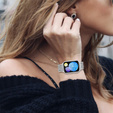 Gyémánt karkötő a Xiaomi Smart Band 8 Pro, Ezüst