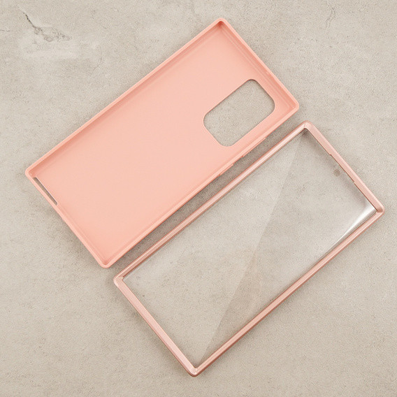 Telefontok a Samsung Galaxy S22 Ultra, Suritch Full Body, rózsaszín rose gold