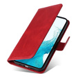 Pattintható tok a Samsung Galaxy A54 5G, Leather Wallet, piros