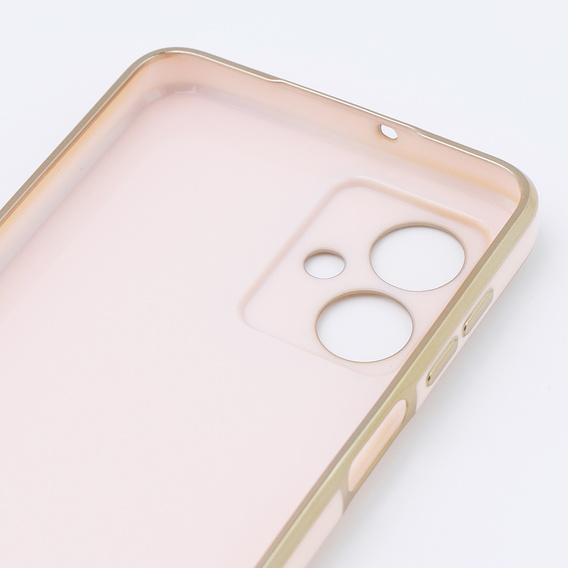 Tojás Motorola Moto G54 5G, Glamour CamShield, rózsaszín rose gold
