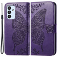 Pattintható tok a Samsung Galaxy M23 5G / M13, Butterfly, lila
