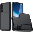 Telefontok a Samsung Galaxy A36 5G, Sliding Card Holder, fekete