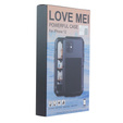 Love Mei Telefontok a iPhone 12, armored with glass, fekete