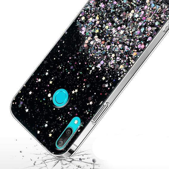 Telefontok a Huawei Y6 2019 / Honor 8A, Glittery, fekete