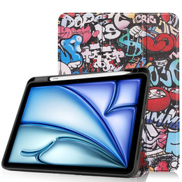 Tok Apple iPad Air 11" 6 gen. 2024 (A2902, Smartcase, graffiti