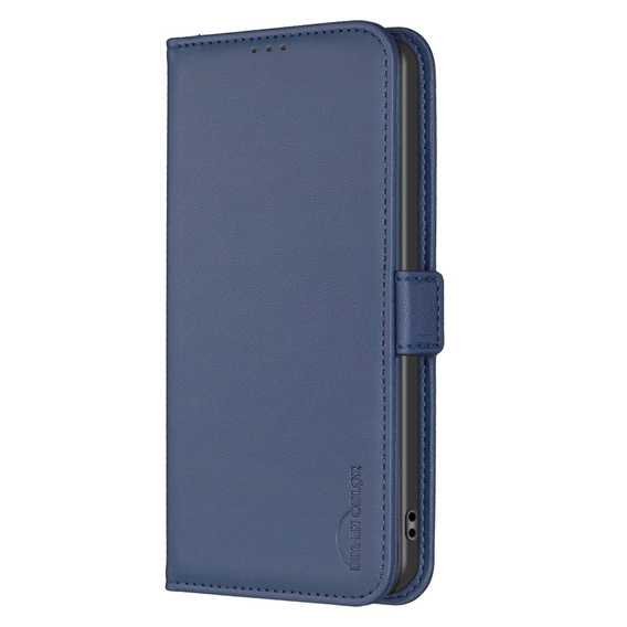 Pattintható tok a Xiaomi Redmi Note 13 5G, BINFEN Wallet, kék