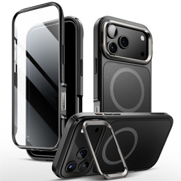 Supcase tok iPhone 17 Pro Max, IBLSN Ares Fip Magsafe, Fekete, IBLSN Ares Fip Magsafe, fekete