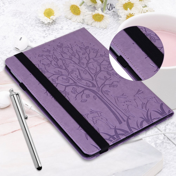 Flap tok Xiaomi Redmi Pad SE 11", tree, lila