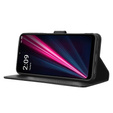 Pattintható tok a T Phone 5G, Wallet Magnet, fekete