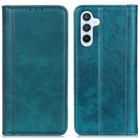 Telefontok a Samsung Galaxy S24, Wallet Litchi Leather, zöld