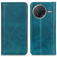 Pattintható tok Xiaomi Poco F7 Pro / F7 Ultra, Split Leather, zöld