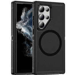 Tok kerettel Samsung Galaxy S22 Ultra készülékhez, MagSafe-hoz, fekete