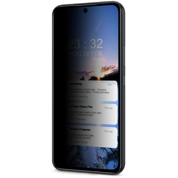 IMAK adatvédelmi edzett üveg Samsung Galaxy A54 5G készülékhez