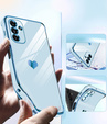 Tok Samsung Galaxy A36, Electro heart, kék + üveg 9H