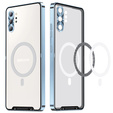 Kameravédő tok Samsung Galaxy Note 10+ Plus, CamShield MagSafe, átlátszó / kék