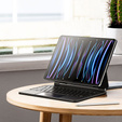Tok + billentyűzet iPad Pro 12.9" 2022/2021/2020 (6/5/4 gen.), Dux Ducis Keyboard TouchPad, fekete