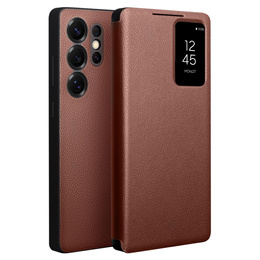 QIALINO bőr flip tok Samsung Galaxy S25 Ultra készülékhez