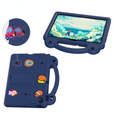 Gyermek tok Lenovo Tab TB311FU, Cute Patterns, állvánnyal, sötétkék