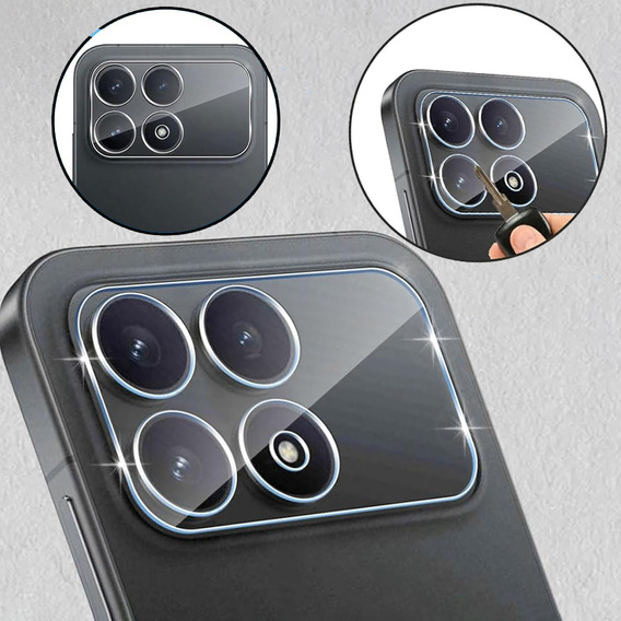 2x ERBORD edzett üveg képernyővédő a Xiaomi Poco F8 Pro készülékhez