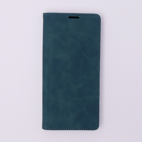 Telefontok a Xiaomi Redmi 12C, ERBORD Vintage, pénztárca patenttal, kék