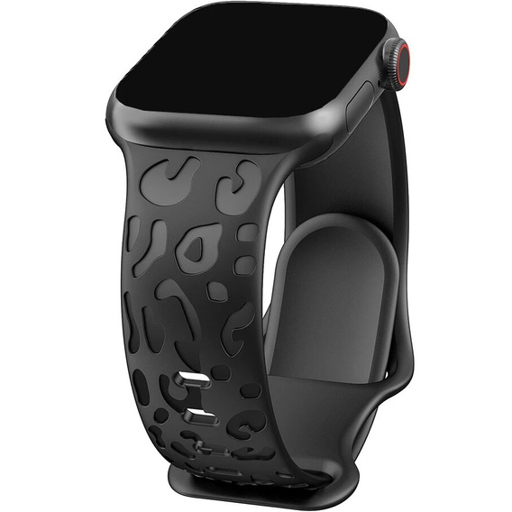 Szilikon szíj az Apple Watch 1/2/3/4/4/5/6/7/8/9/10/SE 38/40/41/42mm-es órájához.