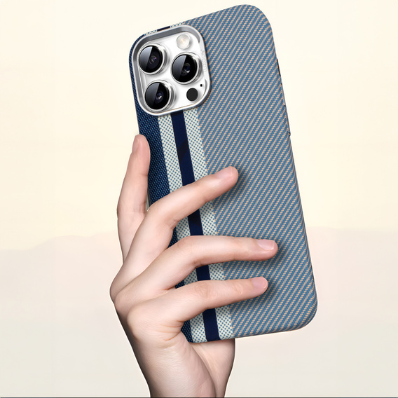 Tok iPhone 16 Pro, Carbon Fiber MagSafe, kék