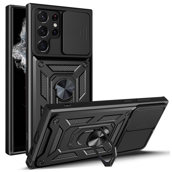 Telefontok a Samsung Galaxy S23 Ultra, CamShield Slide, fekete