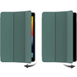 Tok iPad 7/8/9 10.2 2019/2020/2021, Smartcase, sötétzöld