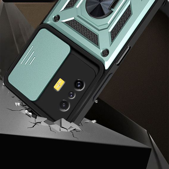 Telefontok a Xiaomi Poco F4 GT, CamShield Slide, zöld