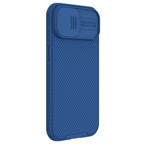 Nillkin páncélozott tok iPhone 15 Plus készülékhez, CamShield Pro, kék