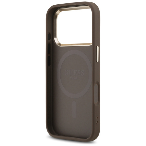 Guess 4G háromszög logós MagSafe tok iPhone 17 Pro-hoz