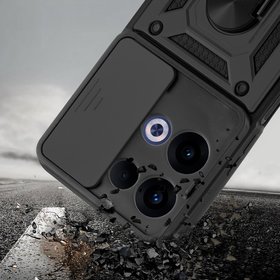 Telefontok a Oppo Reno 13, CamShield Slide, fekete