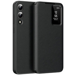 Flip tok Samsung Galaxy S25 Edge, Smart View Wallet, fekete