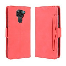 Pattintható tok a Xiaomi Redmi Note 9, Card Slot, piros