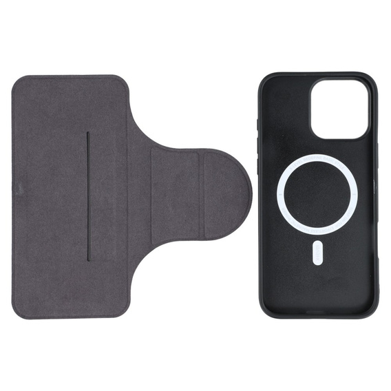 X-LEVEL tok iPhone 16 Pro Max készülékhez, Magnetic Card Holder, fekete