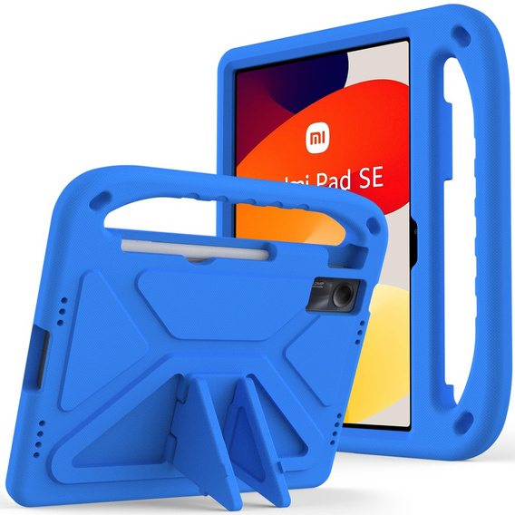 Gyermek tok Xiaomi Redmi Pad SE 11", Gyermek tok fogantyúval, kék