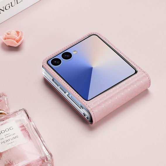 Tok Dux Ducis Samsung Galaxy Z Flip7 5G, Bril, rózsaszín