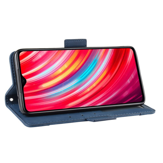 Pattintható tok a Xiaomi Redmi Note 8 Pro, Card Slot, sötétkék