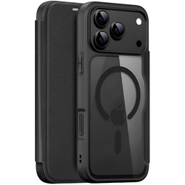 Dux Ducis tok iPhone 17 Pro-hoz, Skin X Pro, pánttal, MagSafe-hoz, fekete