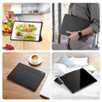 Tok Samsung Galaxy Tab S9+ 12.4"-hoz, Dux Ducis Domo, fekete