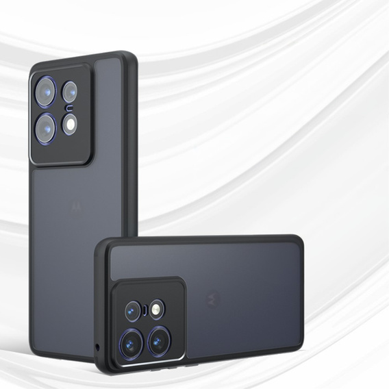Tok Motorola Edge 50 Pro 5G, Fusion Hybrid, kameravédelemmel, átlátszó / fekete