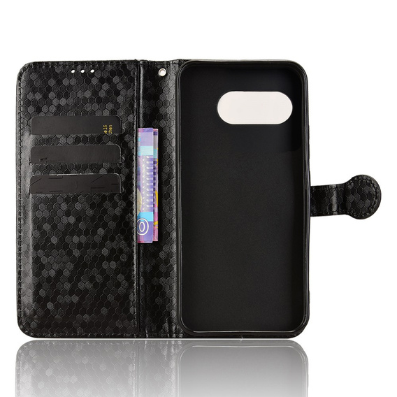 Flap tok T Phone 3 5G, Wallet Rhombus, fekete