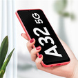 Telefontok a Samsung Galaxy A32 5G, Silicone Lite, piros