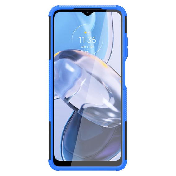Telefontok a Motorola Moto E22 / E22i, Tire Armor, fekete / kék