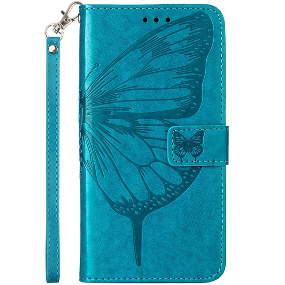 Pattintható tok a Realme 12 Pro 5G, Butterfly, kék