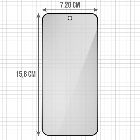 ERBORD Anti-Spy adatvédelmi edzett üveg (2 db) OnePlus 15 készülékhez