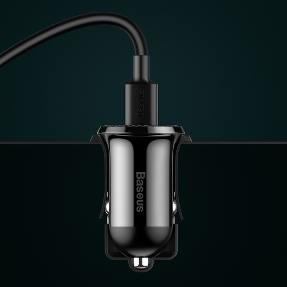 Baseus Grain Pro 2x USB 4,8 A autós töltő USB-táplált eszközökhöz – univerzális