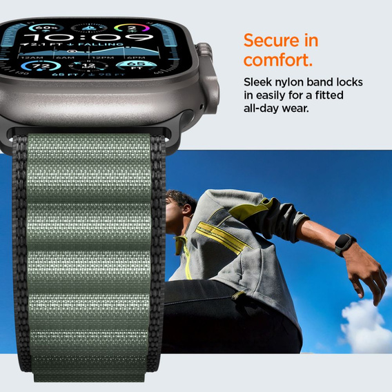 Spigen WBF1 szíj Apple Watch 8/9/10/11/SE/Ultra 1/2 (44/45/46/49 mm) készülékekhez