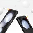 Páncélozott tok Samsung Galaxy Z Flip7 FE / Z Flip6, Armor Shockproof, fekete