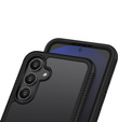 Tok Samsung Galaxy S24 FE készülékhez, Shockproof, fóliával, fekete
